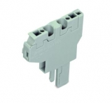 WAGO 3-conductor ground terminal block; 1.5 mm²; center marking; for DIN-rail 35 x 15 and 35 x 7.5; CAGE CLAMP; 1,50 mm²; green-yellow 279-687