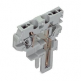 WAGO 3-conductor ground terminal block; 1.5 mm²; center marking; for DIN-rail 35 x 15 and 35 x 7.5; CAGE CLAMP; 1,50 mm²; green-yellow 279-687