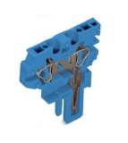 WAGO 3-conductor ground terminal block; 1.5 mm²; center marking; for DIN-rail 35 x 15 and 35 x 7.5; CAGE CLAMP; 1,50 mm²; green-yellow 279-687