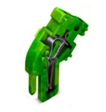 WAGO 3-conductor ground terminal block; 1.5 mm²; center marking; for DIN-rail 35 x 15 and 35 x 7.5; CAGE CLAMP; 1,50 mm²; green-yellow 279-687