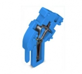 WAGO 3-conductor ground terminal block; 1.5 mm²; center marking; for DIN-rail 35 x 15 and 35 x 7.5; CAGE CLAMP; 1,50 mm²; green-yellow 279-687