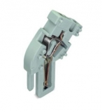 WAGO 3-conductor ground terminal block; 1.5 mm²; center marking; for DIN-rail 35 x 15 and 35 x 7.5; CAGE CLAMP; 1,50 mm²; green-yellow 279-687