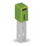 WAGO 3-conductor ground terminal block; 1.5 mm²; center marking; for DIN-rail 35 x 15 and 35 x 7.5; CAGE CLAMP; 1,50 mm²; green-yellow 279-687