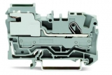 WAGO 3-conductor ground terminal block; 1.5 mm²; center marking; for DIN-rail 35 x 15 and 35 x 7.5; CAGE CLAMP; 1,50 mm²; green-yellow 279-687