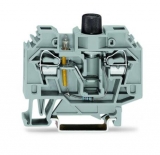 WAGO 3-conductor ground terminal block; 1.5 mm²; center marking; for DIN-rail 35 x 15 and 35 x 7.5; CAGE CLAMP; 1,50 mm²; green-yellow 279-687