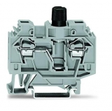 WAGO 3-conductor ground terminal block; 1.5 mm²; center marking; for DIN-rail 35 x 15 and 35 x 7.5; CAGE CLAMP; 1,50 mm²; green-yellow 279-687