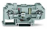 WAGO 3-conductor ground terminal block; 1.5 mm²; center marking; for DIN-rail 35 x 15 and 35 x 7.5; CAGE CLAMP; 1,50 mm²; green-yellow 279-687
