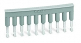 WAGO 3-conductor ground terminal block; 1.5 mm²; center marking; for DIN-rail 35 x 15 and 35 x 7.5; CAGE CLAMP; 1,50 mm²; green-yellow 279-687