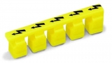 WAGO 3-conductor ground terminal block; 1.5 mm²; center marking; for DIN-rail 35 x 15 and 35 x 7.5; CAGE CLAMP; 1,50 mm²; green-yellow 279-687