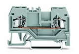 WAGO 3-conductor ground terminal block; 1.5 mm²; center marking; for DIN-rail 35 x 15 and 35 x 7.5; CAGE CLAMP; 1,50 mm²; green-yellow 279-687