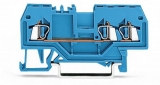 WAGO 3-conductor ground terminal block; 1.5 mm²; center marking; for DIN-rail 35 x 15 and 35 x 7.5; CAGE CLAMP; 1,50 mm²; green-yellow 279-687