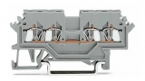 WAGO 3-conductor ground terminal block; 1.5 mm²; center marking; for DIN-rail 35 x 15 and 35 x 7.5; CAGE CLAMP; 1,50 mm²; green-yellow 279-687