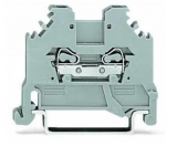 WAGO 3-conductor ground terminal block; 1.5 mm²; center marking; for DIN-rail 35 x 15 and 35 x 7.5; CAGE CLAMP; 1,50 mm²; green-yellow 279-687