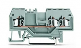 WAGO 3-conductor ground terminal block; 1.5 mm²; center marking; for DIN-rail 35 x 15 and 35 x 7.5; CAGE CLAMP; 1,50 mm²; green-yellow 279-687