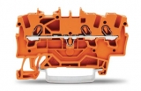 WAGO 3-conductor ground terminal block; 1.5 mm²; center marking; for DIN-rail 35 x 15 and 35 x 7.5; CAGE CLAMP; 1,50 mm²; green-yellow 279-687