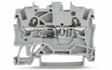 WAGO 3-conductor ground terminal block; 1.5 mm²; center marking; for DIN-rail 35 x 15 and 35 x 7.5; CAGE CLAMP; 1,50 mm²; green-yellow 279-687