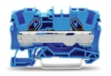 WAGO 3-conductor ground terminal block; 1.5 mm²; center marking; for DIN-rail 35 x 15 and 35 x 7.5; CAGE CLAMP; 1,50 mm²; green-yellow 279-687