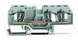WAGO 3-conductor ground terminal block; 1.5 mm²; center marking; for DIN-rail 35 x 15 and 35 x 7.5; CAGE CLAMP; 1,50 mm²; green-yellow 279-687