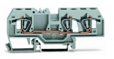 WAGO 3-conductor ground terminal block; 1.5 mm²; center marking; for DIN-rail 35 x 15 and 35 x 7.5; CAGE CLAMP; 1,50 mm²; green-yellow 279-687