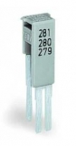 WAGO 3-conductor ground terminal block; 1.5 mm²; center marking; for DIN-rail 35 x 15 and 35 x 7.5; CAGE CLAMP; 1,50 mm²; green-yellow 279-687