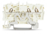 WAGO 3-conductor ground terminal block; 1.5 mm²; center marking; for DIN-rail 35 x 15 and 35 x 7.5; CAGE CLAMP; 1,50 mm²; green-yellow 279-687