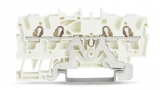 WAGO 3-conductor ground terminal block; 1.5 mm²; center marking; for DIN-rail 35 x 15 and 35 x 7.5; CAGE CLAMP; 1,50 mm²; green-yellow 279-687