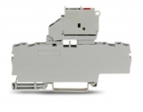 WAGO 3-conductor ground terminal block; 1.5 mm²; center marking; for DIN-rail 35 x 15 and 35 x 7.5; CAGE CLAMP; 1,50 mm²; green-yellow 279-687