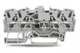 WAGO 3-conductor ground terminal block; 1.5 mm²; center marking; for DIN-rail 35 x 15 and 35 x 7.5; CAGE CLAMP; 1,50 mm²; green-yellow 279-687