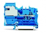 WAGO 3-conductor ground terminal block; 1.5 mm²; center marking; for DIN-rail 35 x 15 and 35 x 7.5; CAGE CLAMP; 1,50 mm²; green-yellow 279-687