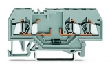 WAGO 3-conductor ground terminal block; 1.5 mm²; center marking; for DIN-rail 35 x 15 and 35 x 7.5; CAGE CLAMP; 1,50 mm²; green-yellow 279-687