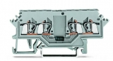 WAGO 3-conductor ground terminal block; 1.5 mm²; center marking; for DIN-rail 35 x 15 and 35 x 7.5; CAGE CLAMP; 1,50 mm²; green-yellow 279-687