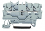 WAGO 3-conductor ground terminal block; 1.5 mm²; center marking; for DIN-rail 35 x 15 and 35 x 7.5; CAGE CLAMP; 1,50 mm²; green-yellow 279-687