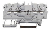WAGO 3-conductor ground terminal block; 1.5 mm²; center marking; for DIN-rail 35 x 15 and 35 x 7.5; CAGE CLAMP; 1,50 mm²; green-yellow 279-687