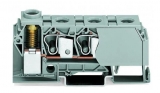 WAGO 3-conductor ground terminal block; 1.5 mm²; center marking; for DIN-rail 35 x 15 and 35 x 7.5; CAGE CLAMP; 1,50 mm²; green-yellow 279-687