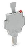 WAGO 3-conductor ground terminal block; 1.5 mm²; center marking; for DIN-rail 35 x 15 and 35 x 7.5; CAGE CLAMP; 1,50 mm²; green-yellow 279-687