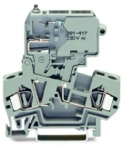 WAGO 3-conductor ground terminal block; 1.5 mm²; center marking; for DIN-rail 35 x 15 and 35 x 7.5; CAGE CLAMP; 1,50 mm²; green-yellow 279-687