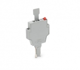 WAGO 3-conductor ground terminal block; 1.5 mm²; center marking; for DIN-rail 35 x 15 and 35 x 7.5; CAGE CLAMP; 1,50 mm²; green-yellow 279-687