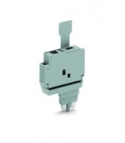 WAGO 3-conductor ground terminal block; 1.5 mm²; center marking; for DIN-rail 35 x 15 and 35 x 7.5; CAGE CLAMP; 1,50 mm²; green-yellow 279-687